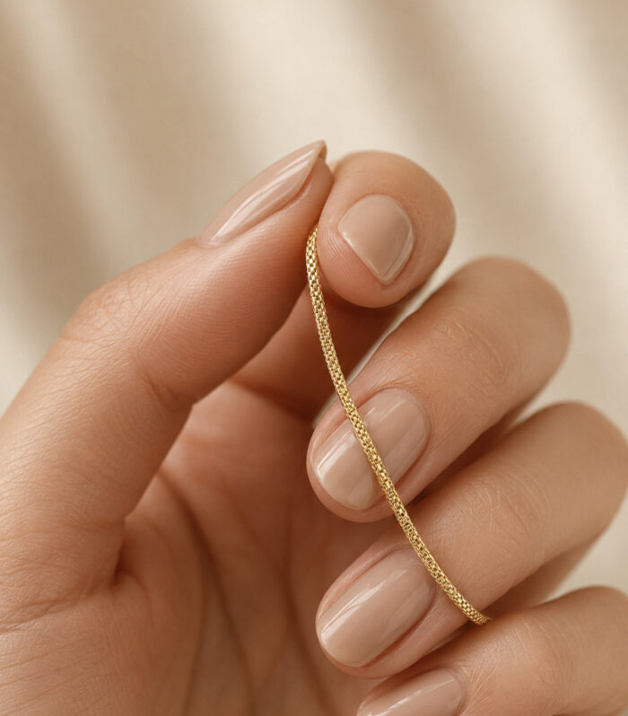 14 Ayar Altın Jessica Zincir Kolye 2 mm